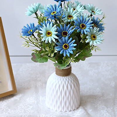 #ad Home Plastic Vase Decoration Vases for Flowers Modern Flower Vase desk Decor $3.59