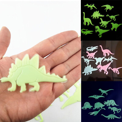 #ad 3D Creative PVC Luminous Dinosaurs Wall Stickers Glow In Dark Kid Room Decors $1.86