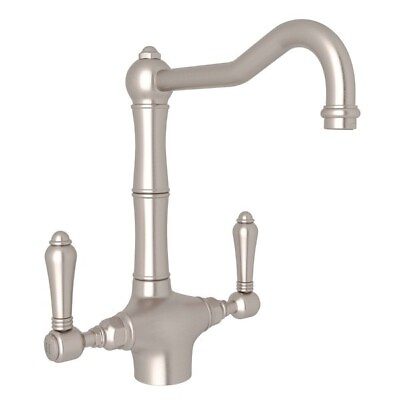 #ad #ad Rohl A1679LMSTN 2 Satin Nickel Country Kitchen Kitchen Faucet with Metal... $349.00