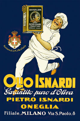 #ad 360826 Olive Oil Olio Isnardi Food Chef Kitchen Art Decor Print Poster $13.95