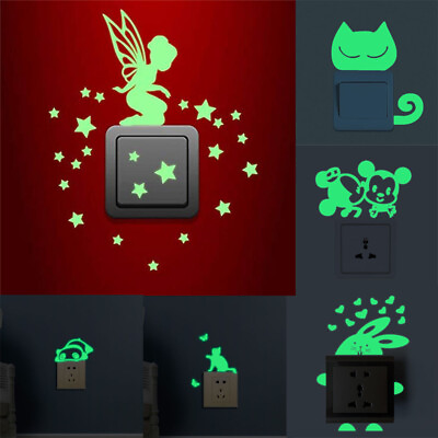 #ad Switch Luminous Home Wall Sticker Decorations in Glow the Cartoon Dark Stickers $1.50