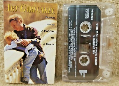 #ad Vintage 1997 Cassette Tape Art Garfunkel Songs From a Parent to a Child Sony $18.00