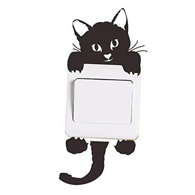 #ad Cat Wall Stickers Light Switch Decor Decals Art Mural Baby Nursery Room $10.58