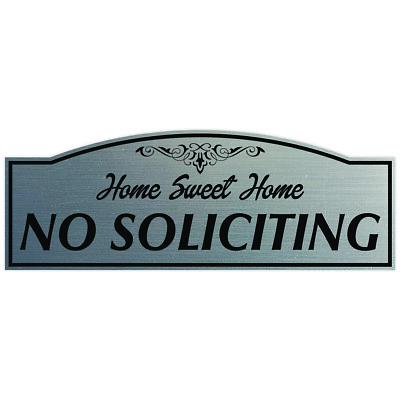 #ad #ad All Quality quot;HOME SWEET HOME NO SOLICITINGquot; Engraved Sign 3quot; x 8quot; $8.54