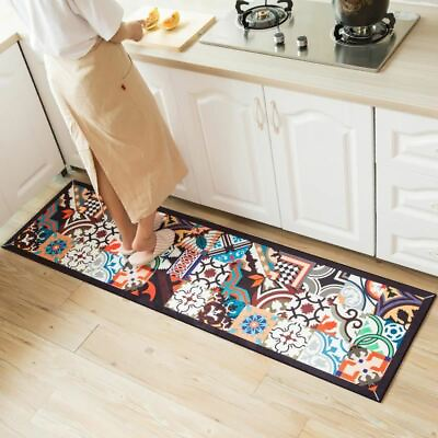#ad Ethnic Printed Kitchen Mat Set Dirty proof Long Carpet Hallway Doormat Beds $96.03