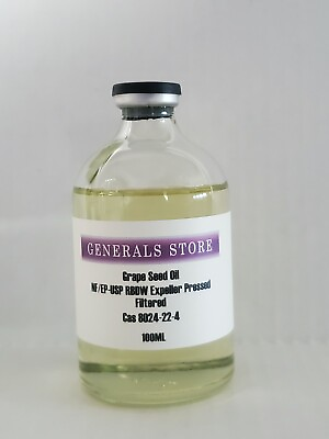 #ad Grape Seed Oil NF EP USP RBDW 100 ml Vial $13.64