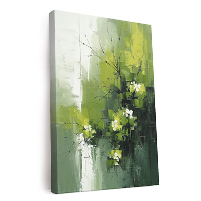 #ad Green Art Printed Canvas Wall Art Perfect for Home Decor $41.99