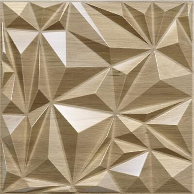 #ad STICKGOO 3D Wall Panels for Interior Wall Decor Faux Wood Panels Natural Oak $117.45