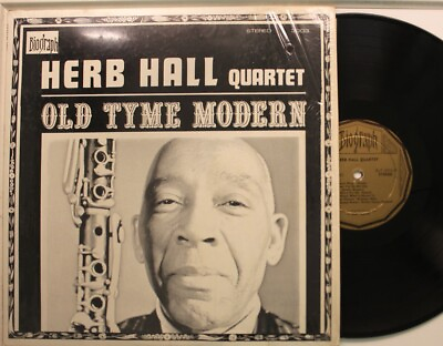 #ad Herb Hall Quartet Lp Old Tyme Modern On Biograph Vg To Nm Vg In Shrink $12.99