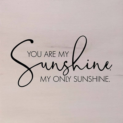 #ad You are my sunshine. My only sunshine... Wall Art White Wash 28X28 $144.29