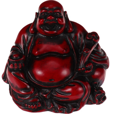 #ad Figurine Resin Laughing Fengshui Statue Vintage Home Decorations Fengshui Decor $9.67