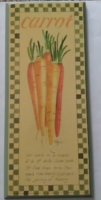 #ad Kitchen Decor Wall Frame Carrot $11.99