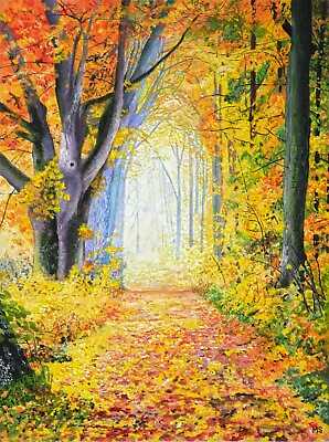 #ad Country art prints fine art Future glory A3 print size autumn trees GBP 20.00