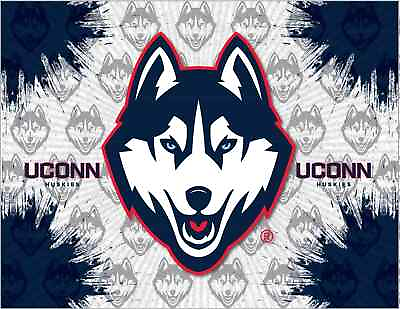 #ad Connecticut Huskies HBS Gray Navy Wall Canvas Art Picture Print $65.00