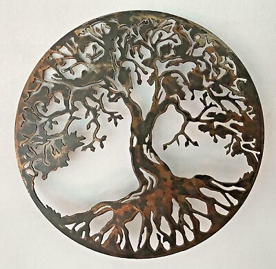 #ad Tree of life metal wall art patina finish wall decor 12quot; tree of life sign $65.89