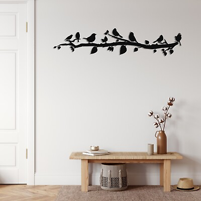 #ad Birds on Branch Metal Wall Art Wall Decor Wall Hangings Home Decor Wall Art $149.90