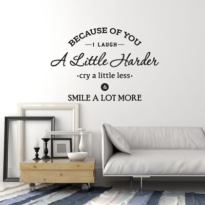 Vinyl Wall Decal Inspirational Positive Quote Saying Home Stickers ig6133 $21.99