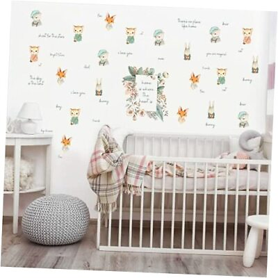 #ad Removable Wall Decals 60 pcs Baby Baby Animal Stickers for Kids 60 Pcs $17.51