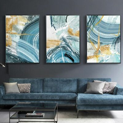 Modern Print Picture Wall Canvas Painting Poster Abstract For Living Room Decor $31.58