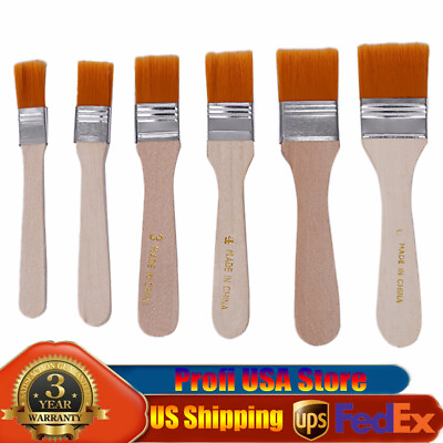 #ad 6x Painting Brushes Set for Dust Cleaning Painting Wall Painting Greasing amp; $4.40