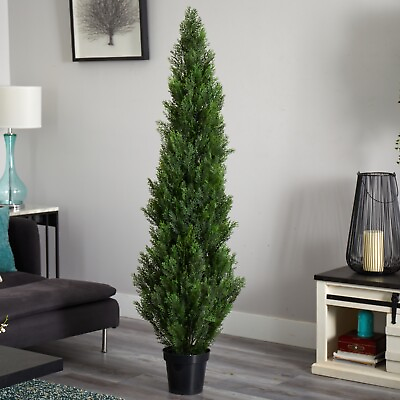 #ad #ad 6#x27; Cedar Pine Artificial Topiary Tree Home Decor UV Indoor Outdoor Retail $245 $99.00