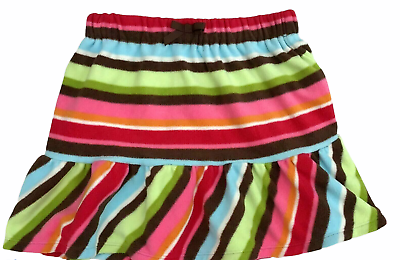 #ad Gymboree Winter Cheer Girls Striped Fleece Skirt Sz 7 NWOT $18.99