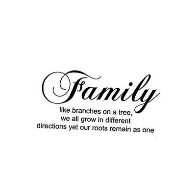 #ad Family Like Branches on a Tree Wall Sticker Removable Home Decor Family Tree $14.91