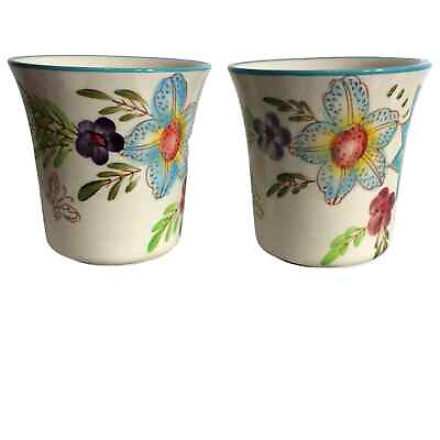 #ad Lg stylish Mug Set decor floral kitchen microwave oven coffee tea cup drink $10.00