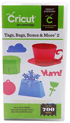 #ad Cricut Cartridge quot;Tags Bags Boxes amp; More 2quot; Complete Linked Status Unknown $11.99