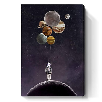 #ad Inspirational Wall Art for Office Outer Space Theme Wall Decor for Men Women ... $69.90