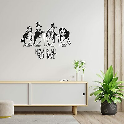 #ad All You Have Quote Penguin Animal Wall Art Stickers for Kids Home Room Decals $12.50
