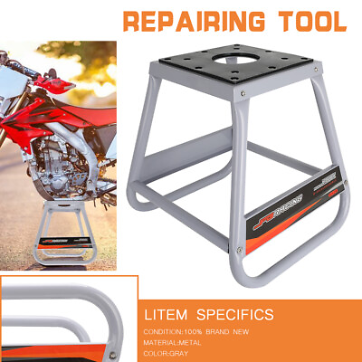 #ad Motorcycle Lift Stand Panel Stand Dirt Bike Moto Removable for Most Dirt Bikes $55.99