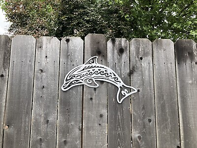#ad #ad Dolphin metal wall art home decor. decor metal cutout Beach Sea Life $29.99