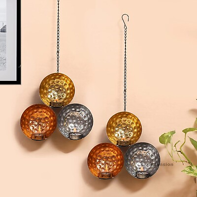 #ad Wall Hanging Tealight Candle Holder Candle Holders for Home Decoration 43cm 1 $87.27