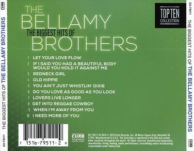 #ad #ad THE BELLAMY BROTHERS THE BIGGEST HITS OF THE BELLAMY BROTHERS * NEW CD $7.69