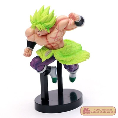 #ad Anime Dragon Ball Z Super Saiyan Broly 21cm Big decor Figure Statue set Toy Gift $20.29