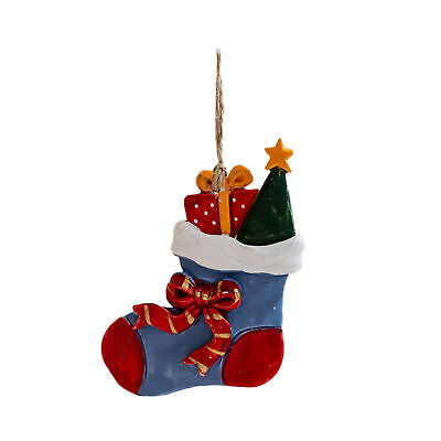 #ad Christmas Decor Eye catching Decorative Creative House Shape Hanging Decor Resin $7.61