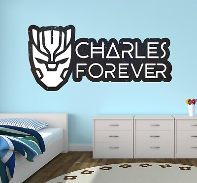 #ad #ad Wall Decal Super Hero Stickers Kids Art Décor Bedroom Game Custom Name W 09 $55.99