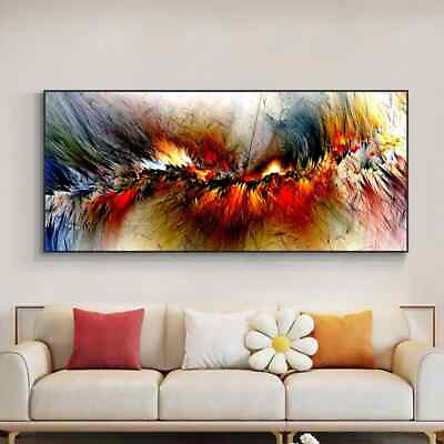 #ad #ad Abstract Canvas Painting Wall Art Print Poster For Living Home Decor NO FRAME $14.99