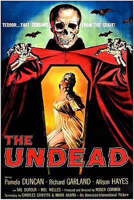 #ad #ad The Undead Vintage Horror Movie Poster $24.99