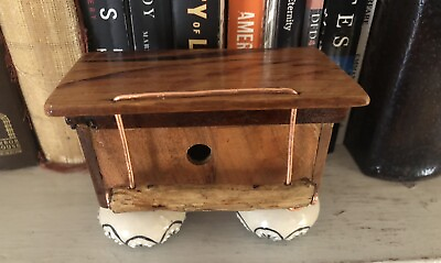 #ad #ad Small Handmade Wooden Knick Knack Birdhouse Decor One Of A Kind Artist $25.00