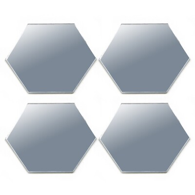 #ad #ad Removable Mirror Hexagon Wall Stickers for Modern Home Decor Set of 24 $7.06