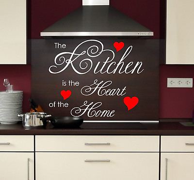 #ad WALL STICKERS Kitchen Wall Quotes WALL ART DECAL Wall Quote Stickers N21 GBP 12.54