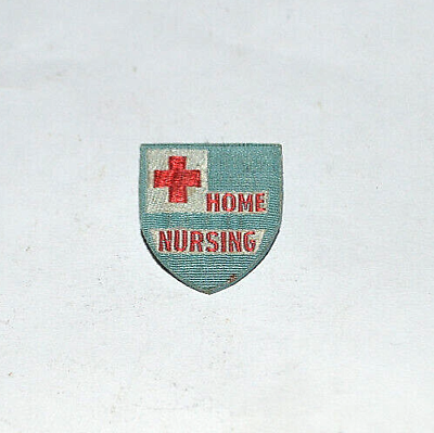 #ad Vintage Home Nursing Lapel Hat Pin Wood Fabric $7.99