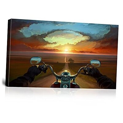 #ad #ad Wall HDQ Motorcycle Wall Art Vintage Motorcycle 12.00quot; x 18.00quot; Artwork 11 $52.50