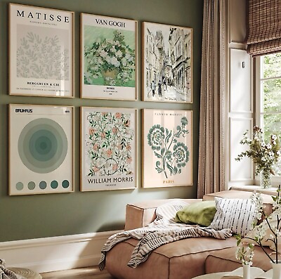 #ad quot;Colorful Plant amp; Flower Wall Art Canvas Prints Home Decor 6pc $33.00