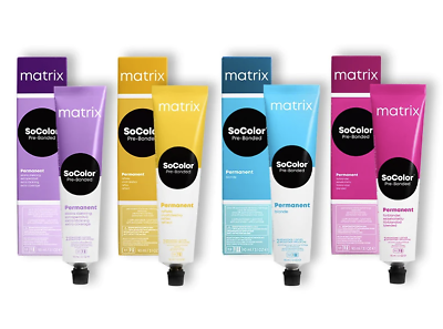 #ad Matrix SoColor Permanent Hair Color quot;Pre Bondedquot; amp; quot;Extra Coveragequot; 3oz Tubes $14.99