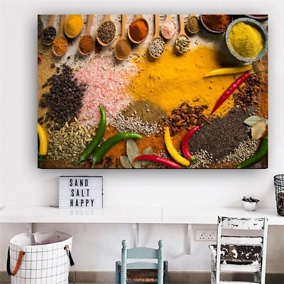 #ad Kitchen Food Canvas Painting Wall Posters and Prints Wall Art Picture Home Decor $17.79