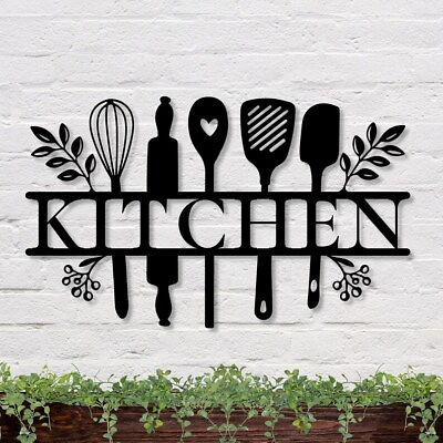 #ad #ad Wall Art Home Decor Metal Acrylic 3D Silhouette Poster USA Kitchen Sign Custom $87.99
